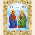 Схема для вышивания бисером МАРИЧКА "Икона ''Троица Новозаветная''
